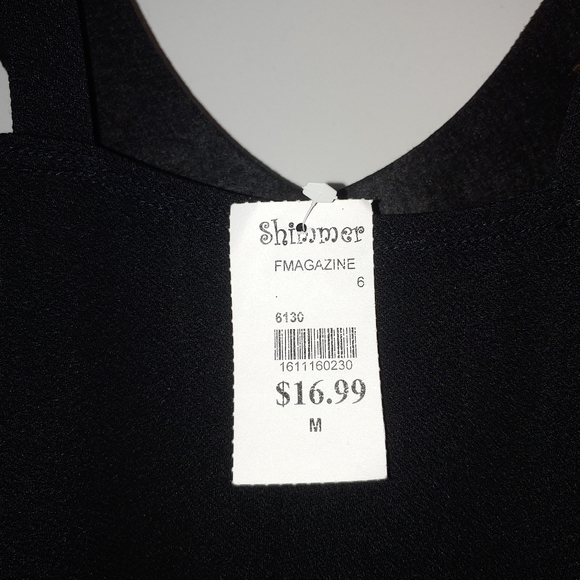 Med, Black shimmery top from Agaci - Picture 4 of 6